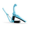 Kyser Musical Products Fender X Quick-Change Electric Guitar Capo, KGEFDBA, Daphne Blue - For Electric Guitars, Collaboration with Fender, Made in USA, Quality, Strong, Lightweight, Quick