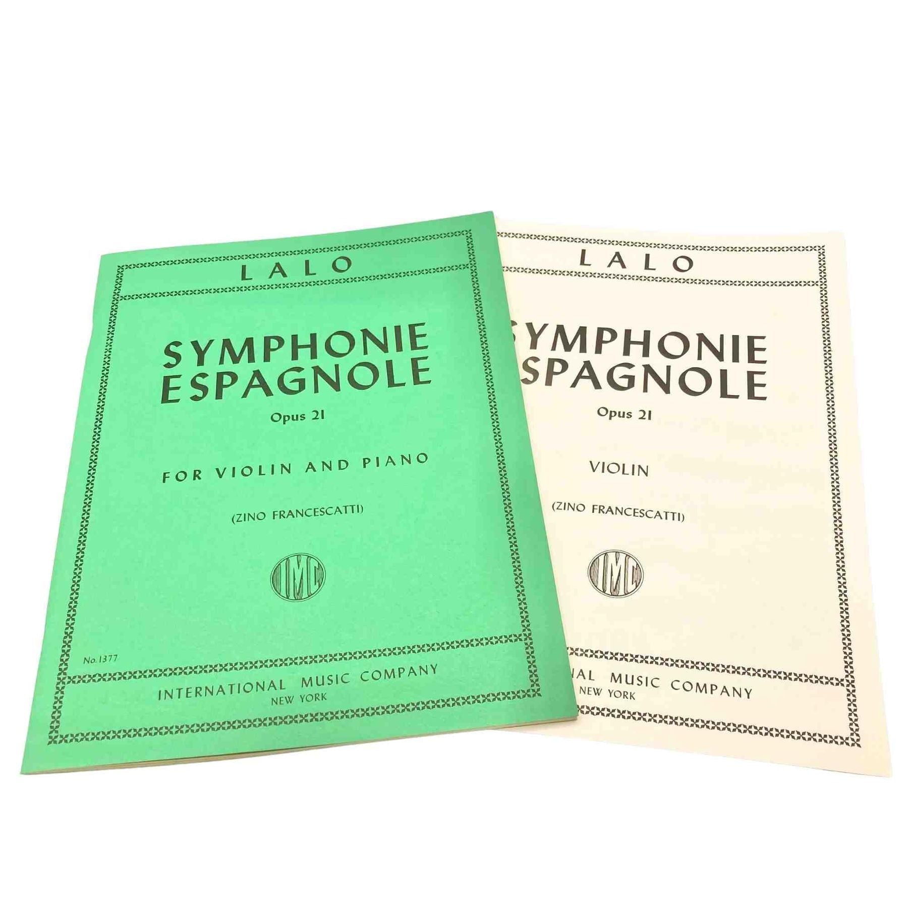 Lalo Edouard Symphonie Espagnole, Op. 21 - Violin and Piano - by Zino Francescatti - International — Slide 3 of 3