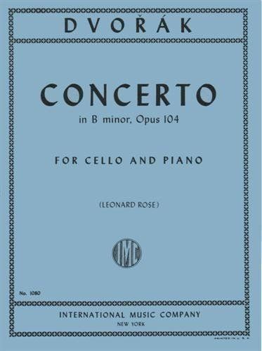 Dvorak, Antonin - Concerto in b minor, Op. 104 - Cello and Piano -by Leonard Rose International