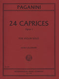 Paganini, Niccolo- 24 Caprices for Violin - by Ivan Galamian - Published by International