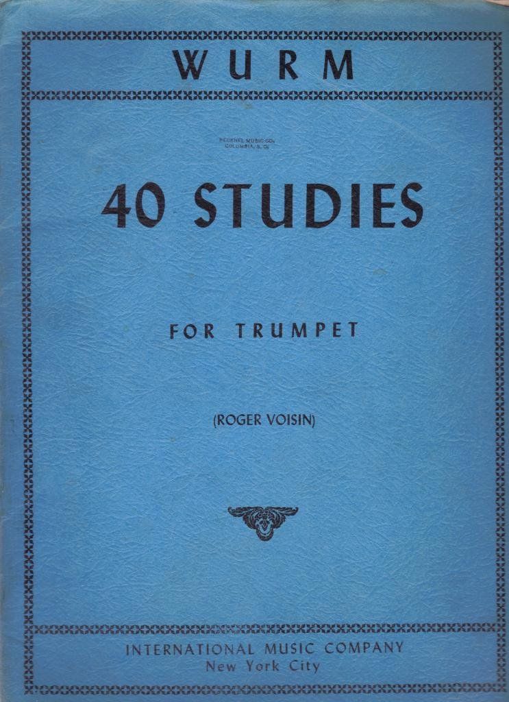 Wurm 40 Studies for Trumpet