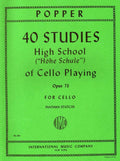 Popper - 40 Studies High School of Cello Playing Opus 73 For Cello