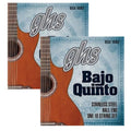 GHS Strings - Bajo Quinto Strings - Stainless Steel -Bright & Powerful Sound - Ball End, 10 Strings -BSX-10BE SET - 2 PACK