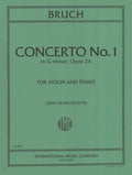 Bruch, Max - Concerto No 1 in g minor Op. 26 for Violin and Piano - by Francescatti - International