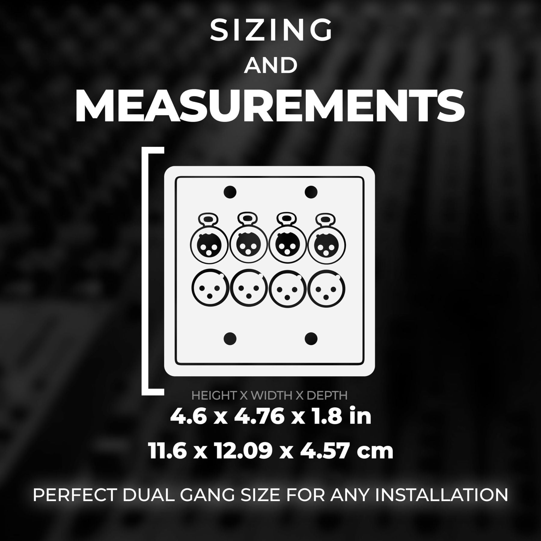 WallCAT 8 - Analog, AES3, DMX and intercom 4 Channel Wall Plate NO Solder Required (White) — Slide 5 of 6