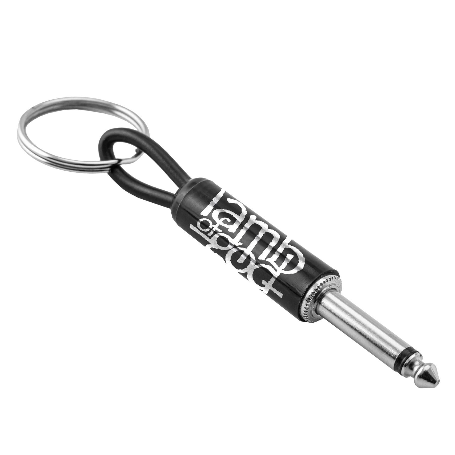 P Pluginz Jack Rack wall mounting Key Hanger. Includes 4 Guitar Plug Keychains and wall mounting Hardware. (Lamb of God) — Slide 9 of 9