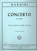 Nardini Concerto In E Minor for Violin and Piano