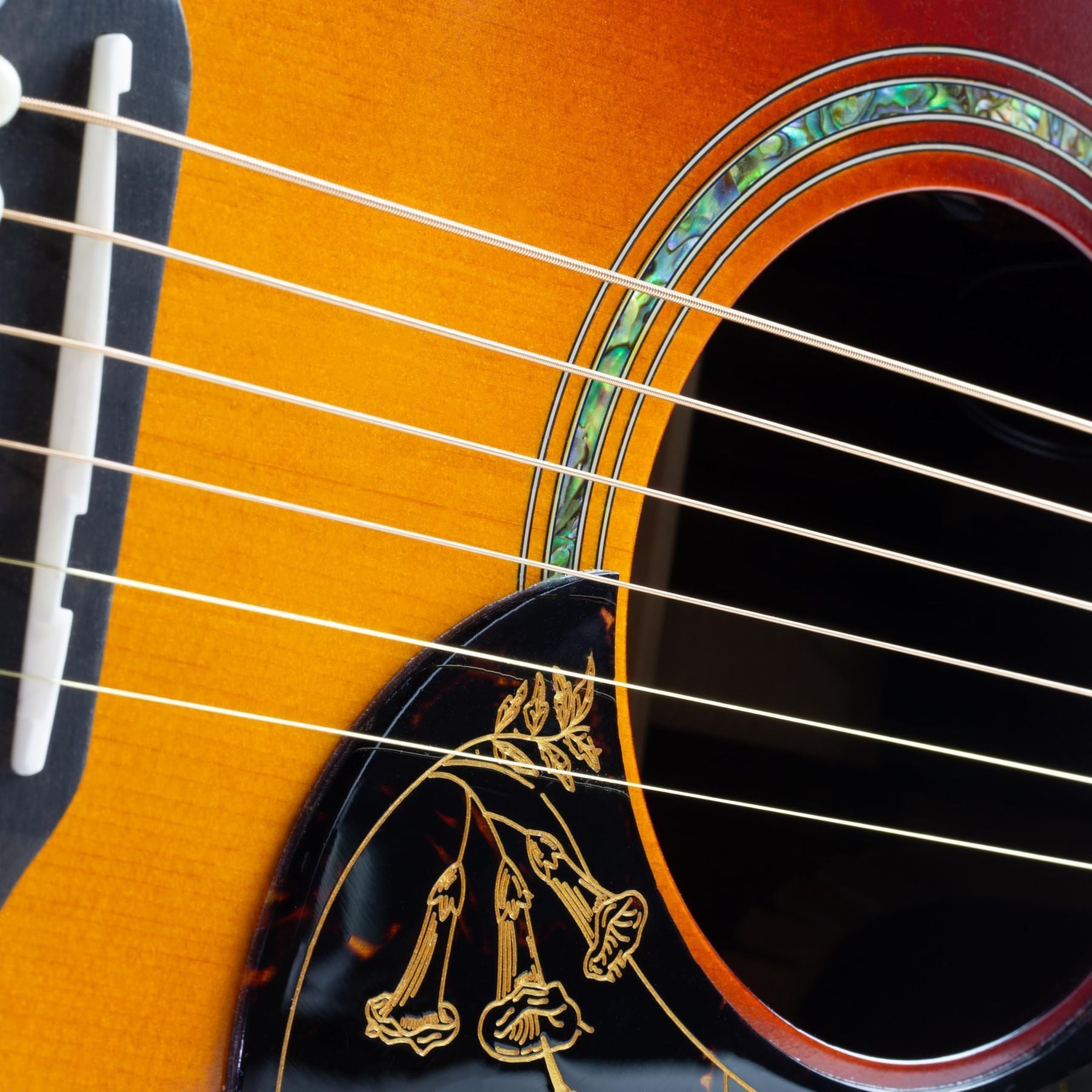 GHS Strings - Americana Phosphor Bronze Acoustic Guitar Strings – Cryogenically Treated for Long Life & Bright Rich Tone – Brass Plated Cores & Singles – (LT) Light Gauge – 12-54 - S425 SET (3 SETS) — Slide 8 of 9