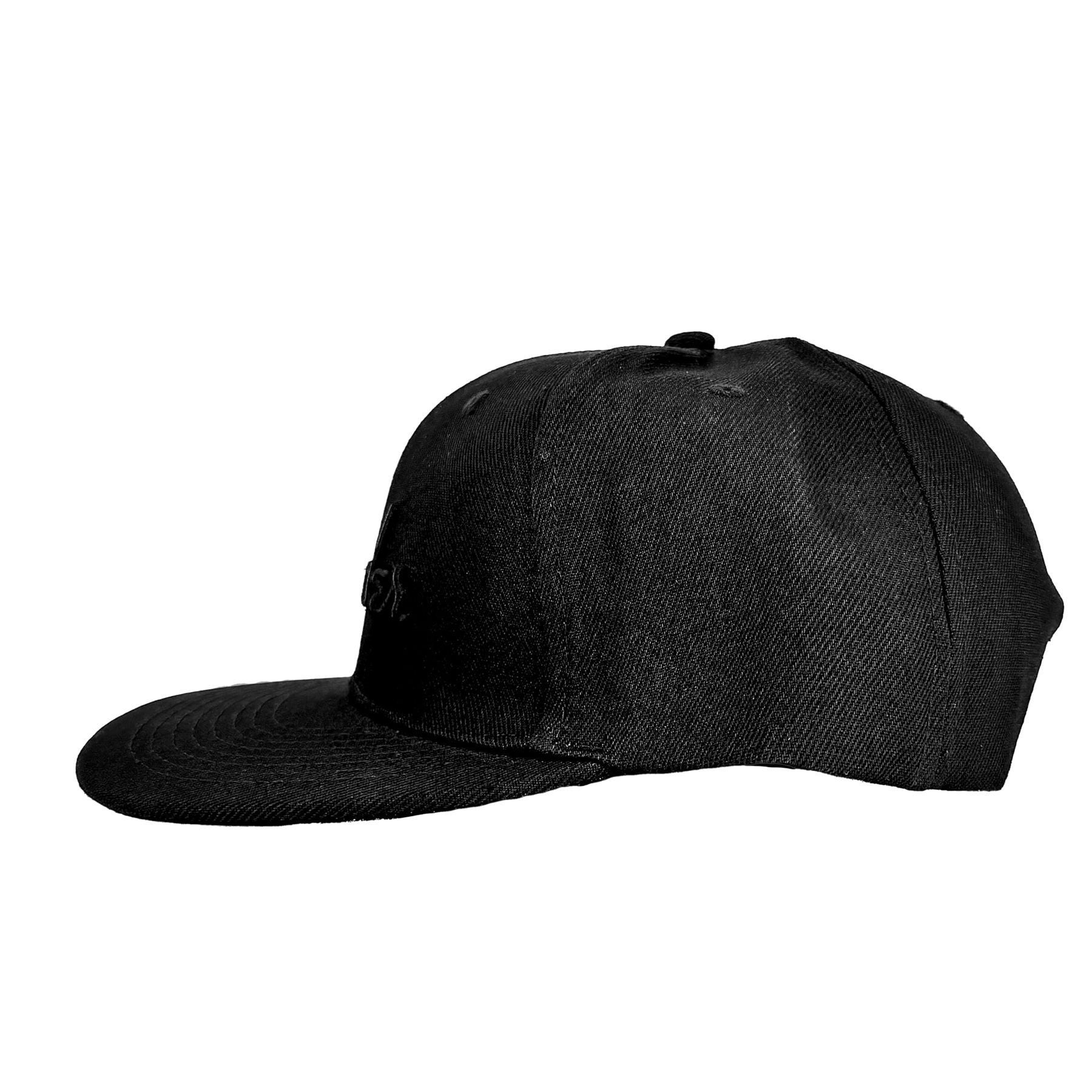 P Pluginz Black Flat Bill Hat — Slide 3 of 8