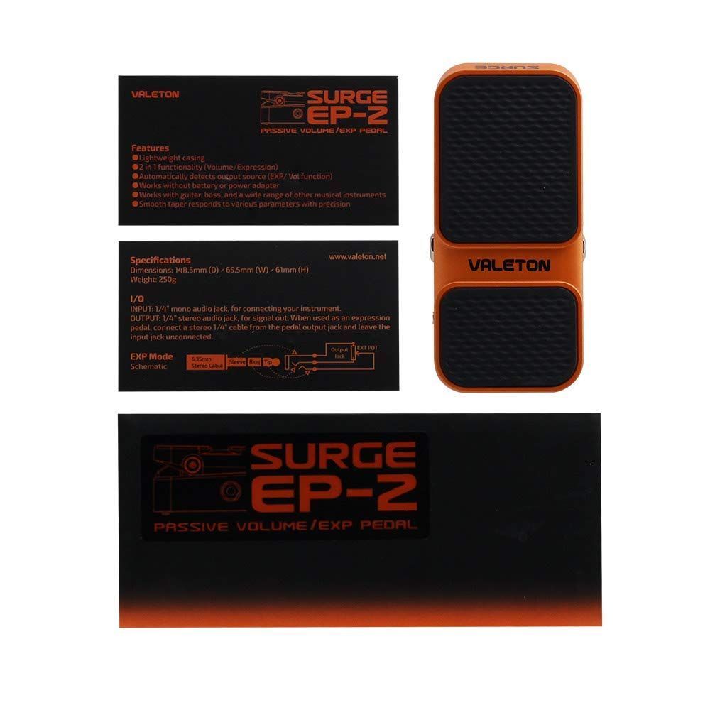 Valeton Surge EP-2 Mini Expression/ Passive Volume Guitar Effect Mini Pedal (EP-2) — Slide 5 of 7