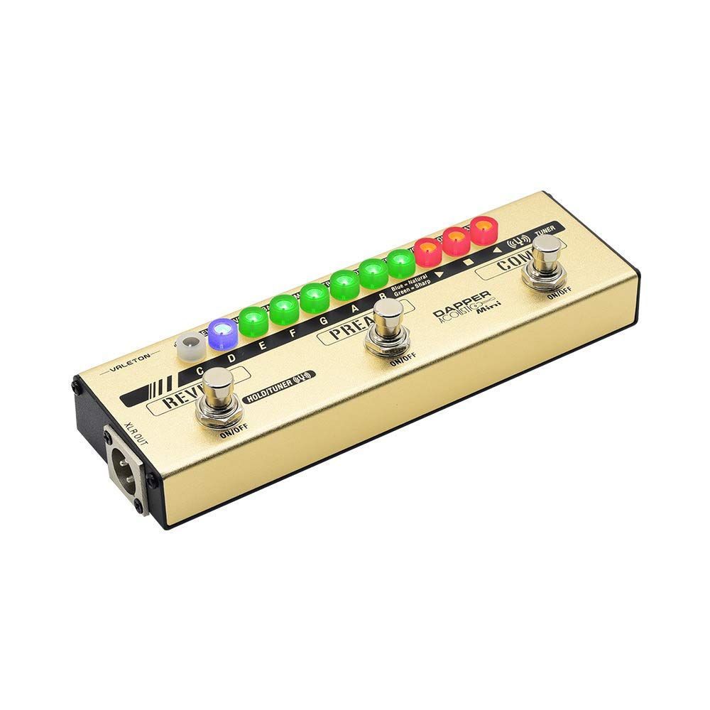 VALETON Dapper Acoustic Mini Electric-Acoustic Guitar DI Analog Preamp Multi-Effects Pedal — Slide 7 of 7