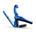 Kyser Quick-Change Guitar Capo for 6-string acoustic guitars, Blue, KG6UA