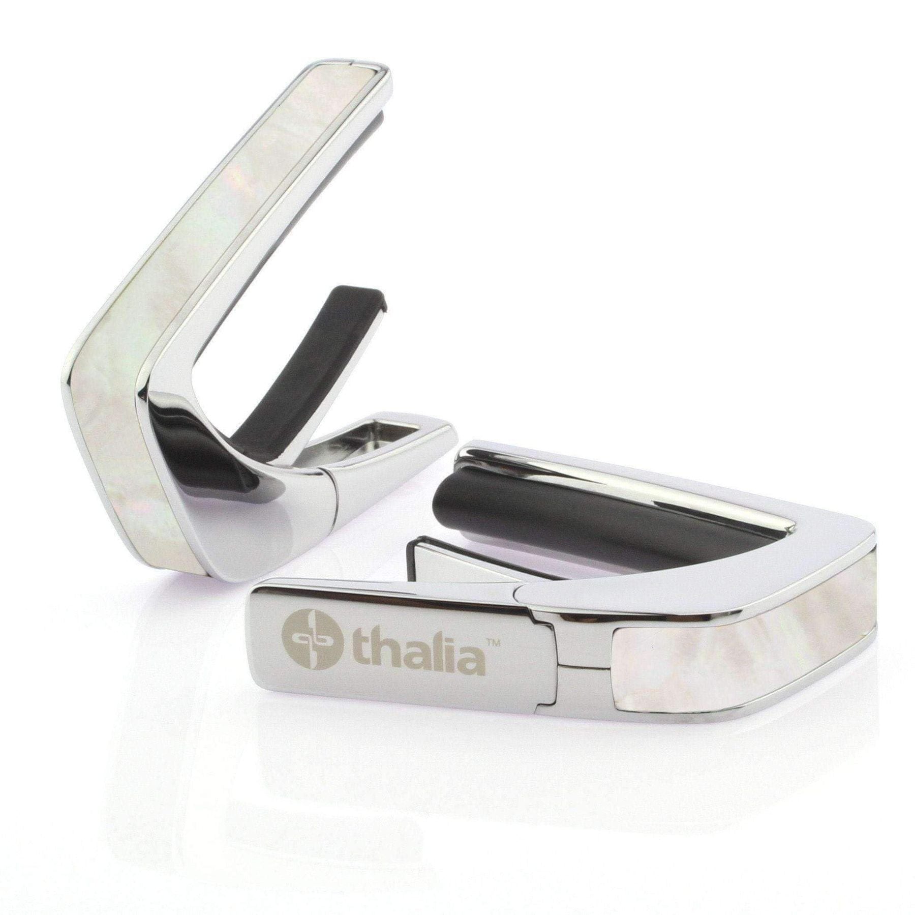 Thalia Shell Collection Capo - Chrome with White Mother-of-Pearl — Slide 1 of 3