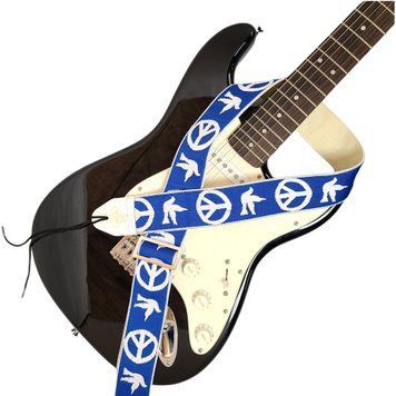 Ace Vintage Reissue Guitar Strap by D&rsquo;Andrea &ndash; Vintage Rock Style &ndash; Adjustable &ndash; Fits Electric, Acoustic & Bass