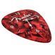 P Pluginz Fender Guitar Pick Wall Clock (Red)