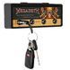 P Pluginz Jack Rack wall mounting Key Hanger. Includes 4 Guitar Plug Keychains and wall mounting Hardware. (Megadeth)