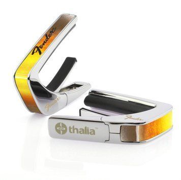 Thalia Fender Officially Licensed Capo - Sunburst with Black Perine Logo