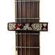 Thalia Guitar Capo - Deluxe Series (New Model with (2) Universal OctaveTouch Fret Pads) Black Chrome - Crimson Phoenix