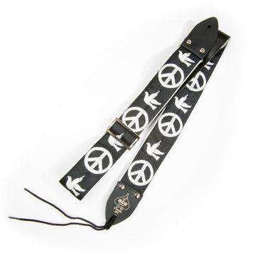 Ace Vintage Reissue Straps by D&rsquo;Andrea USA - Peace-Dove (Black)