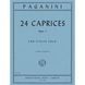Paganini: 24 Caprices, Op. 1 - Violin solo