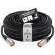 SuperCAT 7 Shielded EtherCON Cable (3 feet, Black) - Flexible Polyurethane Jacket, Neutrik Connectors, 10Gbps Speed, CAT7 Standard