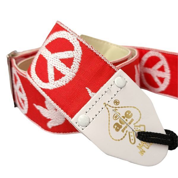 Ace Vintage Reissue Guitar Strap by D&rsquo;Andrea &ndash; Vintage Rock Style &ndash; Adjustable &ndash; Fits Electric, Acoustic & Bass