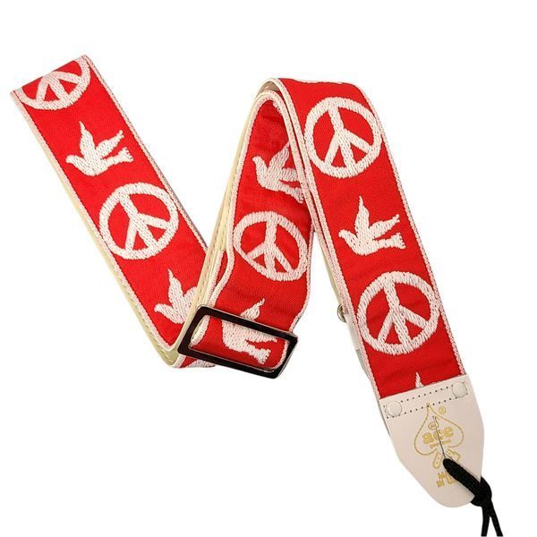 Ace Vintage Reissue Guitar Strap by D&rsquo;Andrea &ndash; Vintage Rock Style &ndash; Adjustable &ndash; Fits Electric, Acoustic & Bass