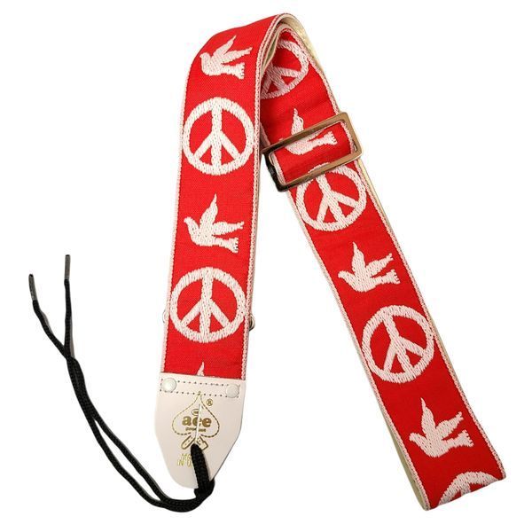 Ace Vintage Reissue Guitar Strap by D&rsquo;Andrea &ndash; Vintage Rock Style &ndash; Adjustable &ndash; Fits Electric, Acoustic & Bass