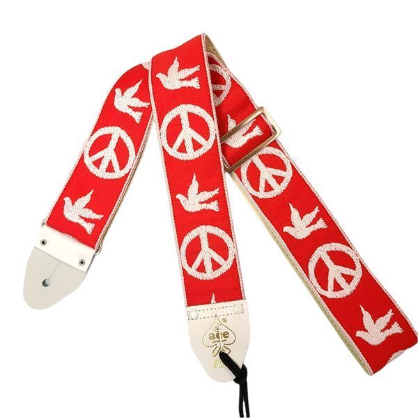 Ace Vintage Reissue Guitar Strap by D&rsquo;Andrea &ndash; Vintage Rock Style &ndash; Adjustable &ndash; Fits Electric, Acoustic & Bass