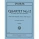Dvorak, Antonin String Quartet No.12 in F Major Op. 96 American Two Violins, Viola & Cello Paganini