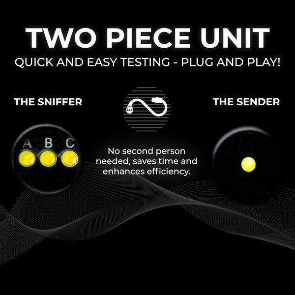 SoundTools XLR Sniffer/Sender &ndash; Remote End Cable Tester for XLR & 3-Pin DMX Cables &ndash; Fast, Reliable & Pocket-Sized Audio Cable Tester &ndash; Quick Diagnostic Tool for Stage, Studio & Live Sound